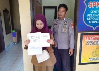 STNK Hilang, Nurul Sabrina S.Kep Apresiasi Respons Cepat dan Ramah Polsek Cendana