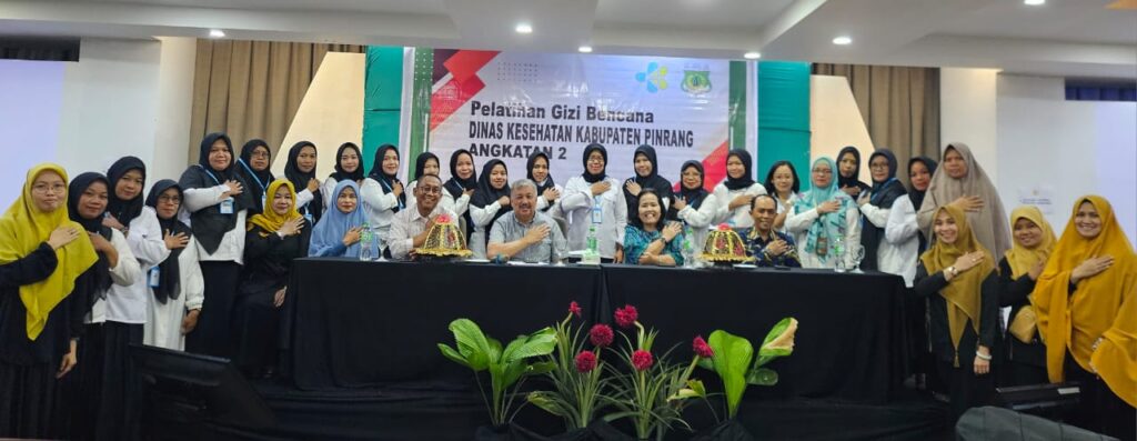 Pelatihan Penanggulangan Gizi Bencana di Kota Makassar di Hadiri Bupati Pinrang”Ini Sambutan Bupati Pinrang A. Irwan Hamid