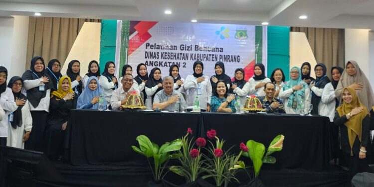 Pelatihan Penanggulangan Gizi Bencana di Kota Makassar di Hadiri Bupati Pinrang”Ini Sambutan Bupati Pinrang A. Irwan Hamid