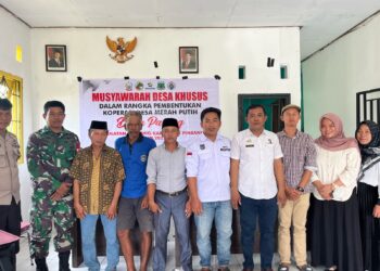 Mantan Kades 2 Periode Muhammad Basri.S.Sos Terpilih Ketua Koperasi Merah Putih Desa Pakeng