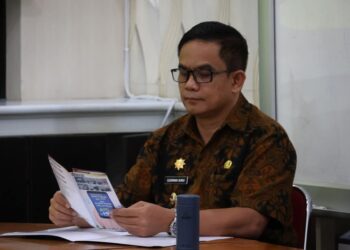 Wabup Pinrang Sudirman Bungi Memimpin Rapat Evaluasi Mall Pelayanan Publik