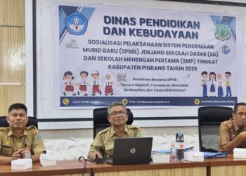 ‎Disdikbud Kabupaten Pinrang Gelar Sosialisasi SPMB tahun 2025