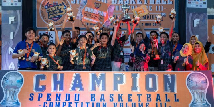 Spensa Pinrang Sapu Bersih Gelar di SPENDU Basketball Competition Vol.