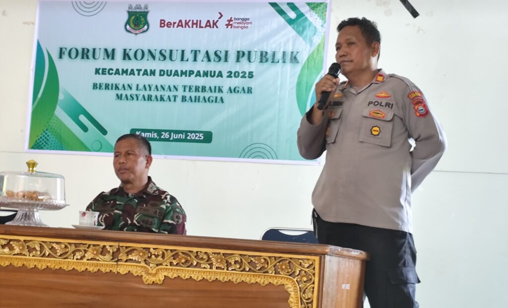 Kapolsek Duampanua Acungi Jempol! Pelayanan Publik Kecamatan Dinilai Semakin Prima dan Transparan