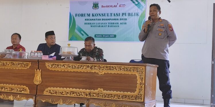 ‎Baru Sepekan Menjabat, Kapolsek Duampanua Apresiasi Kinerja Perangkat Kecamatan dan Pesankan Jaga Kamtibmas ‎