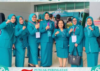 Ketua TP PKK Pinrang Hadiri Puncak HKG dan Rakernas X di Balikpapan