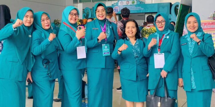 Ketua TP PKK Pinrang Hadiri Puncak HKG dan Rakernas X di Balikpapan