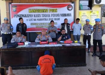 Pukulan Telak Jaringan Narkoba Internasional: Polres Pinrang Sita 1,87 Kg Sabu Bernilai Rp 2,5 Miliar!