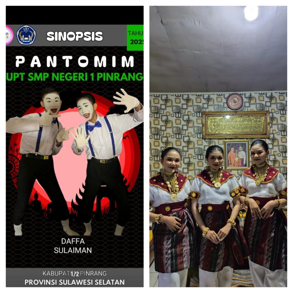 UPT SMPN 1 Pinrang Banjir Prestasi di FLS3N Kabupaten Pinrang: Sabet Juara Pantomim, Bercerita, dan Tari!