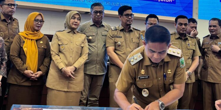 Wabup Pinrang Hadiri Lokakarya Penurunan Stunting di Sulsel, Tegaskan Kunci Kolaborasi Lintas Sektor