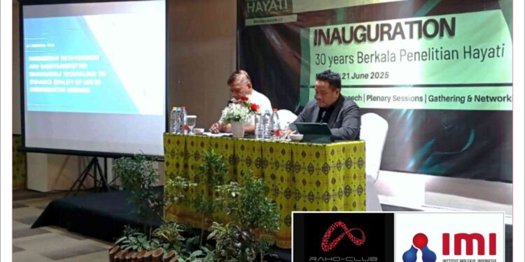 Terapi Nanobubbles IMI-RAHO Club di Inaugurasi ke-30 Berkala Penelitian Hayati