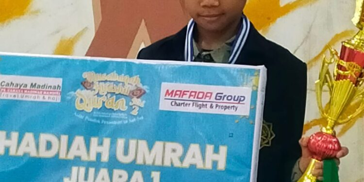 Hafiz Cilik SMPN 1 Patampanua Sabet Juara MHQ Se-Sulsel, Berangkat Umrah!