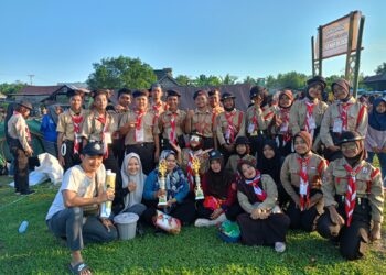Pramuka SMPN 1 Patampanua Borong Dua Gelar Bergengsi di Jambore Ranting VI 2025 ‎