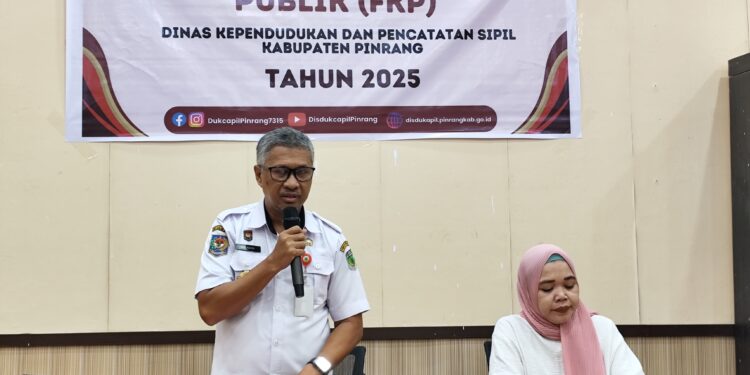 ‎Disdukcapil Pinrang Resmi Gelar Forum Komunikasi Publik 2025, Perkuat Sinergi Layanan Kependudukan