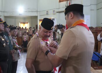 Pramuka Pinrang Kukuhkan Pengurus Baru