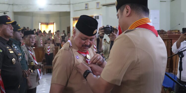 Pramuka Pinrang Kukuhkan Pengurus Baru