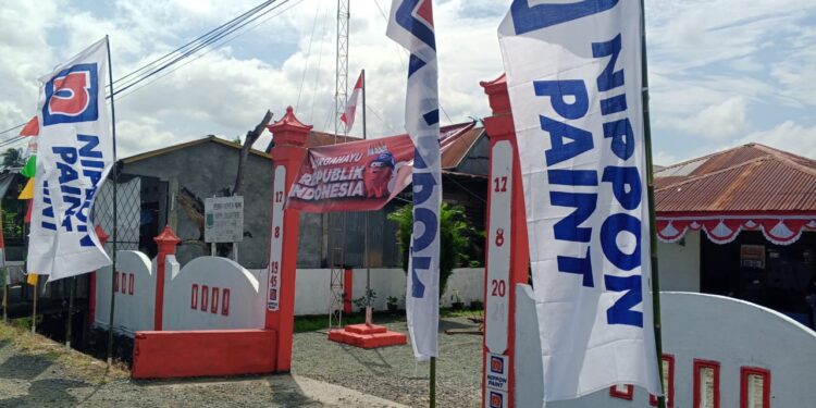 ‎Jelang HUT RI ke-80: Bittoeng Bersolek Merah Putih, Semangat Nasionalisme Membara ‎