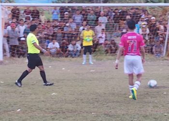 HUT RI ke-80: Duampanua Bergemuruh, Drama Lapangan Hijau Warnai Pembukaan Sepak Bola Antar Kampung