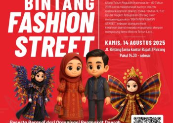 ‎Pinrang Gempar! Bintang Fashion Street 2025 Siap Padukan Glamor Busana dan Semangat Kemerdekaan HUT ke-80 RI