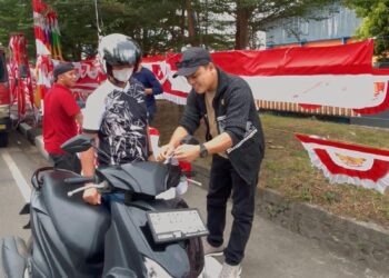 Kobarkan Semangat Merah Putih! Aksi Nyata Wakil Ketua DPRD Pinrang Sakka Irfandi Jelang HUT RI Ke-80