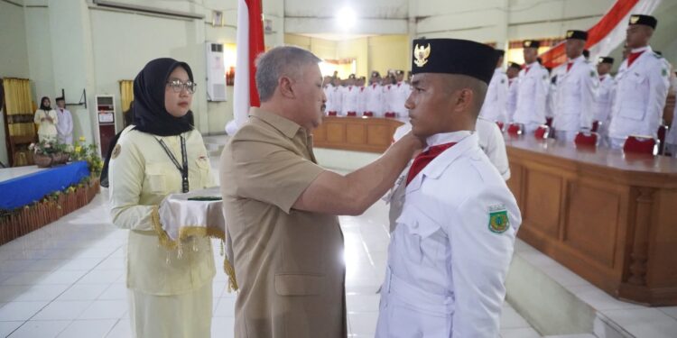 Pinrang Kukuhkan 70 Paskibraka Terbaik: Siap Kibarkan Merah Putih!