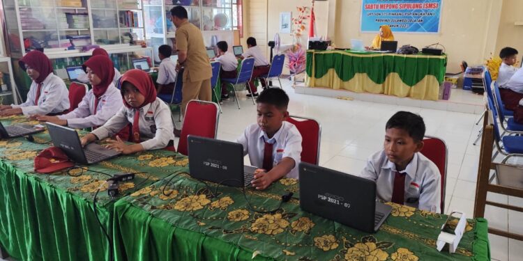 Siap Tempur Digital: Wajah Ceria Siswa Kelas V SDN 175 Duampanua di Simulasi ANBK