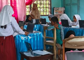 ‎24 Murid Kelas V SDN 140 Duampanua Antusias Ikuti Simulasi ANBK