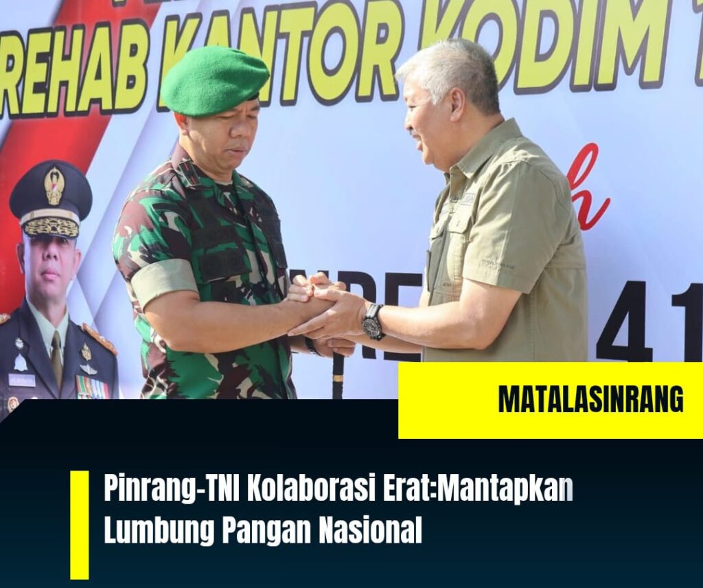 Pinrang-TNI Kolaborasi Erat: Mantapkan Lumbung Pangan Nasional!