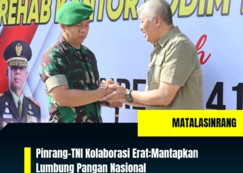 Pinrang-TNI Kolaborasi Erat: Mantapkan Lumbung Pangan Nasional!