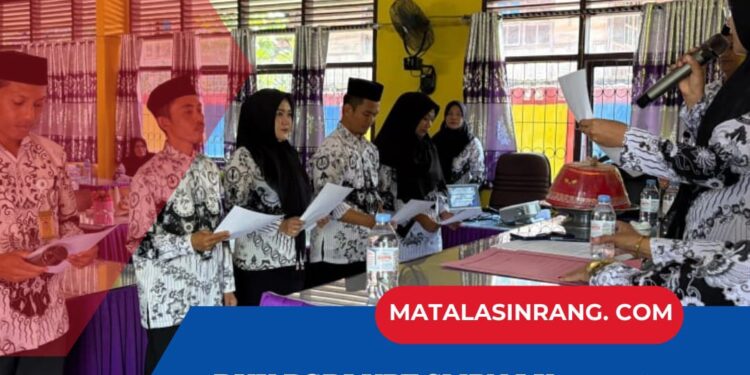 RUK PGRI SMPN 1 Patampanua Dilantik, Siap Tingkatkan Profesionalisme Guru 