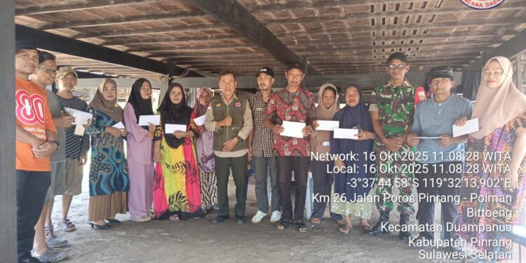 ‎Angin Kencang Menerpa, Uluran Tangan Bupati Pinrang Hadir Kembali