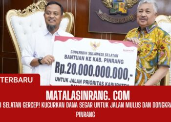‎Sulawesi Selatan Gercep! Kucurkan Dana Segar untuk Jalan Mulus dan Dongkrak UMKM Pinrang