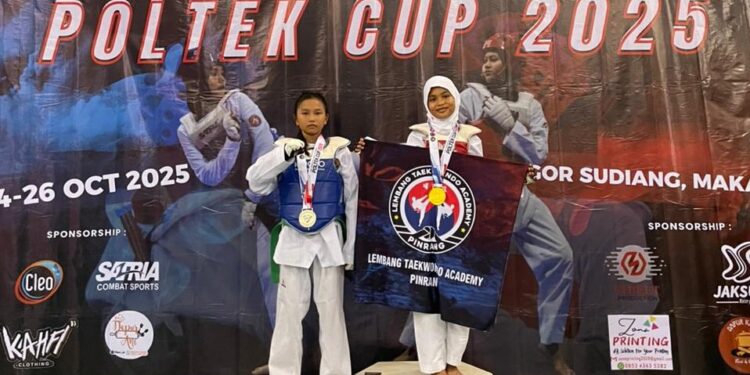 Dari Lembang ke Puncak Juara: Siswa Pinrang Bawa Pulang 3 Emas Taekwondo Sulsel