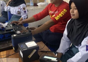 Disdukcapil Pinrang Jemput bola Pelajar di SMA N 8 Pinrang