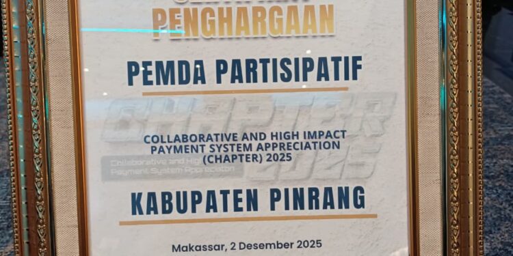 Pinrang Sabet 3 Penghargaan Bergensi,Bukti Unggul dalam Digitalisasi Daerah