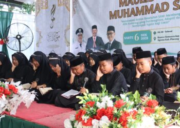 Tilawah Memukau Siswa UPT SMPN 1 Pinrang, “Guncang” Peringatan Maulid Kemenag