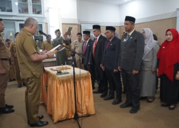 Bupati Pinrang Kukuhkan Pejabat Badan Keuangan dan Aset Daerah