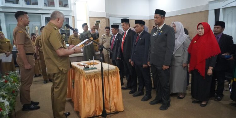 Bupati Pinrang Kukuhkan Pejabat Badan Keuangan dan Aset Daerah