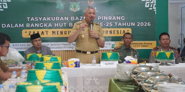 Baznas 25 Tahun, Bupati Irwan Dorong Zakat Dikelola Profesional