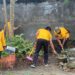 Polres Pinrang Gelar Kerja Bakti Massal Dukung Gerakan Lingkungan Nasional