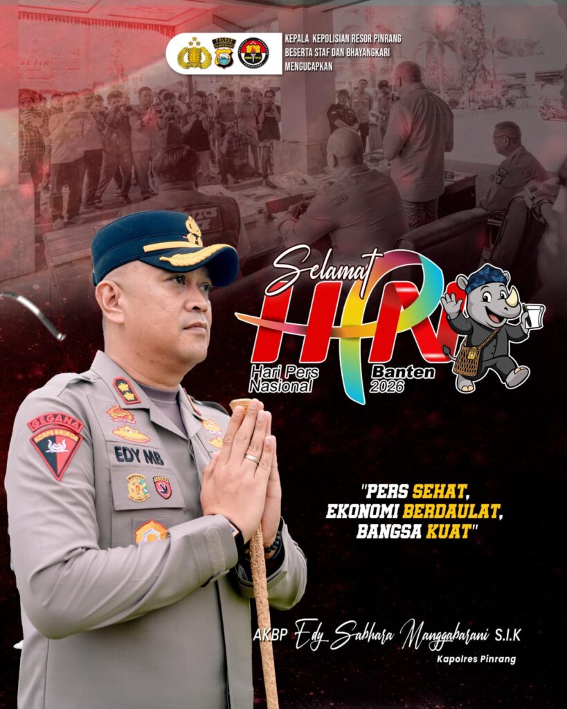 Kapolres Pinrang Sampaikan Ucapan Selamat HPN ke-80
