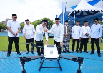 Jelang Ramadan dan HUT ke-66, Bupati Pinrang Gelar Tabligh Akbar, Ir. H. Karya Sumbang Drone Rp300 Juta