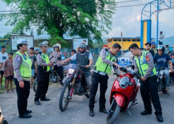Puluhan Motor Balap Liar Diamankan, Polres Pinrang Sikat Knalpot Brong di Patampanua