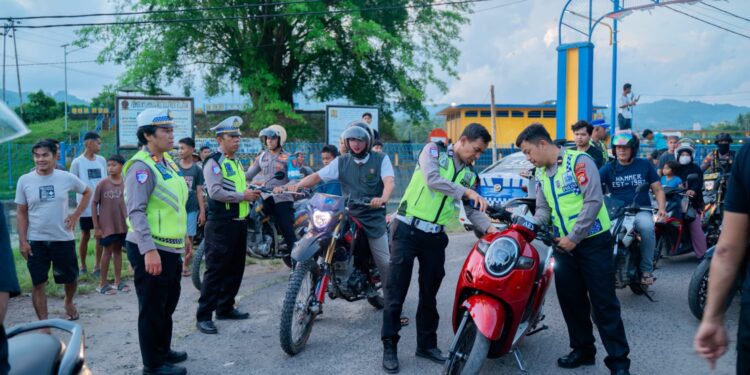 Puluhan Motor Balap Liar Diamankan, Polres Pinrang Sikat Knalpot Brong di Patampanua