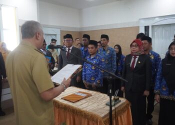 Andi Nurjaya Resmi Sekretaris Disdukcapil Pinrang