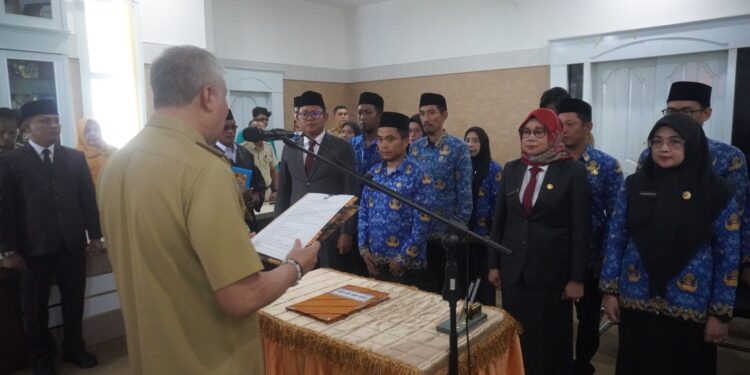 Andi Nurjaya Resmi Sekretaris Disdukcapil Pinrang