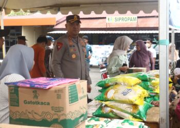 Gerakan Pangan Murah Polres Pinrang, Sembako Murah Diserbu Masyarakat