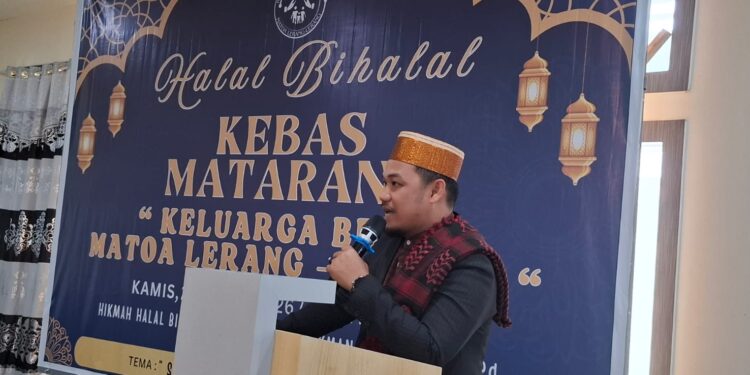 Kebas Matarang Dilantik, Perkuat Soliditas Keluarga Lerang-Lerang