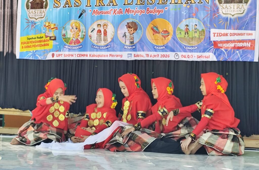 Lesehan Sastra Pinrang, Ruang Baru Rawat Budaya Sejak Dini