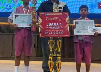 Dua Siswa SDN 303 Lembang Juara 1 Nasional Lomba Matematika